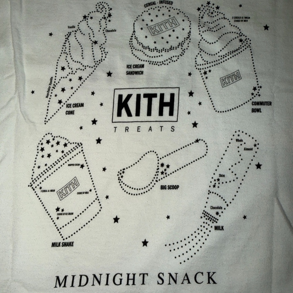 Kith Treats White Tee with Black Logo - Picture 5 of 6